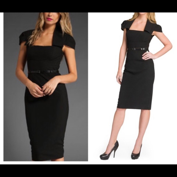 Black Halo Jacket Dress - Picture 3 of 6